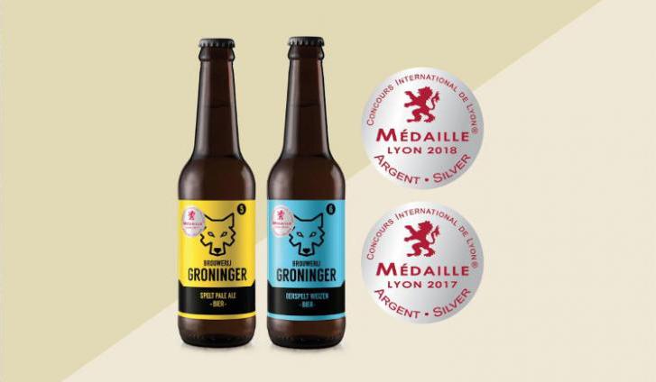 Brouwerij Groninger pakt zilver in Lyon